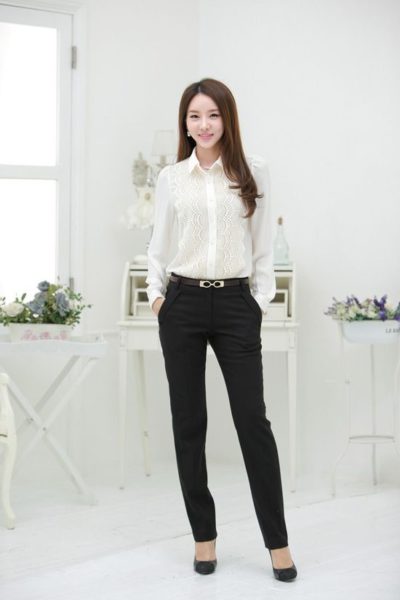 Đồng Phục Công Sở-Quần Âu Nữ Màu Đen 75