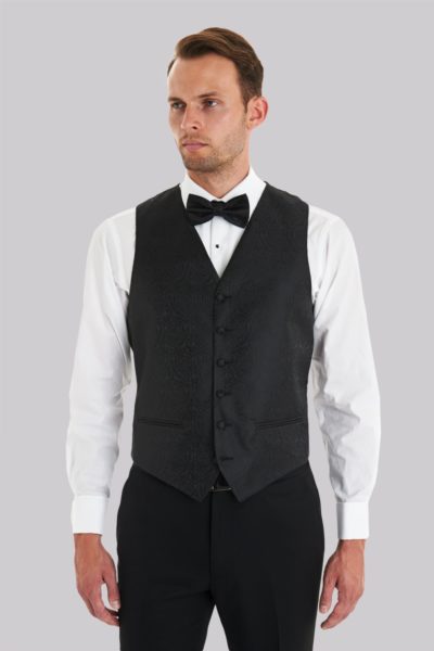 Đồng Phục Công Sở-Áo Gile Nam Màu Đen 105