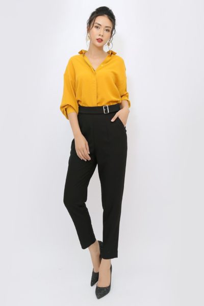 Đồng Phục Công Sở-Quần Âu Nữ Màu Đen 90